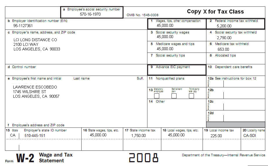 2005 irs tax form estimated