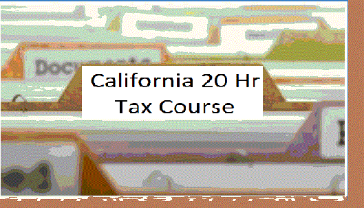 2023 20 Hour Tax Course   Ca 20 Hr 